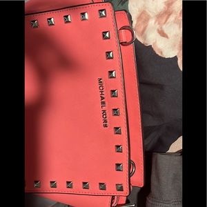 Pink studded MK purse